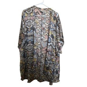 I JOAH Premium Kimono Style Wrap Beach Cover Up Size Large